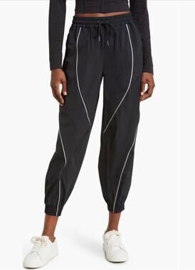 ZELLA Streamline High Waist Reflective Pants In Black (New)